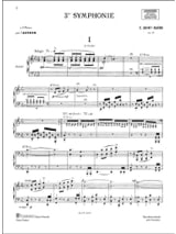 Symphonie 3 Op. 78. 2 Pianos - SAINT-SAËNS - Partition - Piano